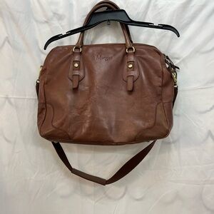 Margot Chestnut Leather Briefcase